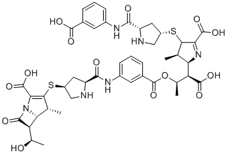 厄他培南二聚体酯杂质分子结构 (CAS 402955-38-8)