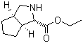 (1S,3aR,6aS)-八氢环戊二烯并[c]吡咯-1-羧酸乙酯分子结构 (CAS 402958-25-2)