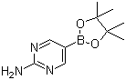 结构式 CAS# 402960-38-7, 2-氨基嘧啶-5-硼酸频那醇酯