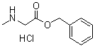 structure of CAS# 40298-32-6, Benzyl sarcosinate hydrochloride