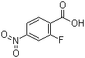 2-Fluoro-4-nitrobenzoic acid molecular structure (CAS 403-24-7)
