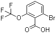 2-Bromo-6-(trifluoromethoxy)benzoic acid molecular structure (CAS 403646-46-8)