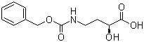 (S)-N-Carbobenzyloxy-4-amino-2-hydroxybutyric acid molecular structure (CAS 40371-50-4)