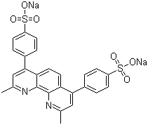 Disodium 4,4'-(2,9-dimethyl-1,10-phenanthroline-4,7-diyl)bis(benzenesulphonate) molecular structure (CAS 40386-51-4)