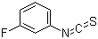 structure of CAS# 404-72-8, 3-Fluorophenyl isothiocyanate;1-Fluoro-3-isothiocyanatobenzene; m-Fluorophenyl isothiocyanat