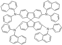 N,N',N'',N'''-Tetra-1-naphthalenyl-N,N',N'',N'''-tetraphenyl-9,9'-spirobi[9H-fluorene]-2,2',7,7'-tetramine molecular structure (CAS 404001-42-9)