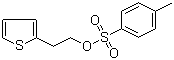 2-(噻吩-2-基)乙基 4-甲基苯磺酸酯分子结构 (CAS 40412-06-4)