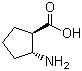 (1R,2R)-2-氨基环戊烷羧酸分子结构 (CAS 40482-05-1)