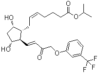 15-Ketotravoprost molecular structure (CAS 404830-45-1)
