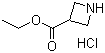structure of CAS# 405090-31-5, Ethyl azetidine-3-carboxylate hydrochloride;3-Azetidinecarboxylic acid ethyl ester hydrochloride