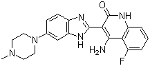 Dovitinib molecular structure (CAS 405169-16-6)