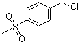 structure of CAS# 40517-43-9, 4-(Methylsulfonyl)benzyl chloride;1-Chloromethyl-4-methylsulfonylbenzene; 1-Chloromethyl-4-methanesulfonylbenzene; 4-Methanesulfonylbenzyl chloride; p-(Methylsulfonyl)benzyl chloride