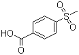 4-甲砜基苯甲酸分子结构 (CAS 4052-30-6)