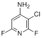 3-Chloro-2,6-difluoropyridin-4-amine molecular structure (CAS 405230-78-6)