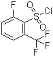 2-氟-6-三氟甲基苯磺酰氯分子结构 (CAS 405264-04-2)