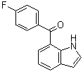 (4-Fluorophenyl)-1H-indol-7-ylmethanone molecular structure (CAS 405275-40-3)