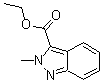 2-甲基-2H-吲唑-3-羧酸乙酯分子结构 (CAS 405275-87-8)