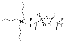 Tributylmethylammonium bis(trifluoromethanesulfonyl)imide molecular structure (CAS 405514-94-5)