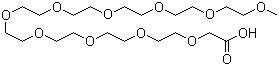 3,6,9,12,15,18,21,24,27,30-Decaoxahentriacontanoic acid molecular structure (CAS 405518-55-0)
