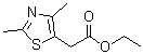2,4-Dimethyl-5-thiazoleacetic acid ethyl ester molecular structure (CAS 405921-41-7)