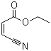 结构式 CAS# 40594-97-6, 顺式-beta-氰基丙烯酸乙酯