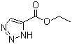 Ethyl 1H-1,2,3-triazole-5-carboxylate molecular structure (CAS 40594-98-7)