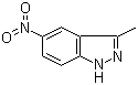 3-甲基-5-硝基-1H-吲唑分子结构 (CAS 40621-84-9)