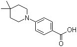 4-(4,4-Dimethylpiperidin-1-yl)benzoic acid molecular structure (CAS 406233-26-9)