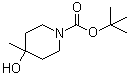 4-Hydroxy-4-methylpiperidine-1-carboxylic acid tert-butyl estercarboxylate molecular structure (CAS 406235-30-1)
