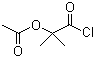 2-乙酰氧基异丁酰氯分子结构 (CAS 40635-66-3)