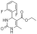 4-(2,6-Difluorophenyl)-1,2,3,4-tetrahydro-6-methyl-2-oxo-5-pyrimidinecarboxylic acid ethyl ester molecular structure (CAS 406468-02-8)