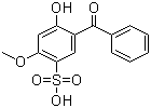 2-羟基-4-甲氧基-5-磺酸二苯甲酮分子结构 (CAS 4065-45-6)