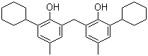 structure of CAS# 4066-02-8, 2,2'-Methylenebis(6-cyclohexyl-4-methyl)phenol;2,2'-Methylenebis(4-methyl-6-cyclohexylphenol); Bis(2-hydroxy-3-cyclohexyl-5-methylphenyl)methane