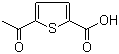 5-乙酰基噻吩-2-羧酸分子结构 (CAS 4066-41-5)