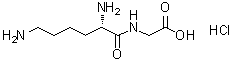 structure of CAS# 40719-58-2, L-Lysylglycine monohydrochloride