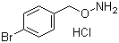 O-[(4-溴苯基)甲基]羟胺盐酸盐分子结构 (CAS 40780-59-4)