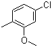 structure of CAS# 40794-04-5, 5-Chloro-2-methylanisole;2-Methyl-5-Chloroanisole