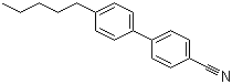 4-Cyano-4'-pentylbiphenyl molecular structure (CAS 40817-08-1)