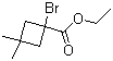 1-Bromo-3,3-dimethylcyclobutanecarboxylic acid ethyl ester molecular structure (CAS 408314-33-0)