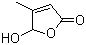 5-Hydroxy-4-methyl-2(5H)-furanone molecular structure (CAS 40834-42-2)