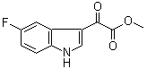 5-氟-alpha-氧代-1H-吲哚-3-乙酸甲酯分子结构 (CAS 408356-39-8)