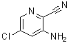 3-氨基-5-氯-2-吡啶甲腈分子结构 (CAS 408538-29-4)