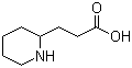 structure of CAS# 4088-33-9, 3-(2-Piperidinyl)propanoic acid
