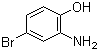 结构式 CAS# 40925-68-6, 2-氨基-4-溴苯酚