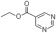 Ethyl 5-pyrimidinecarboxylate molecular structure (CAS 40929-50-8)