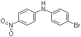 4-溴-4'-硝基二苯胺分子结构 (CAS 40932-71-6)