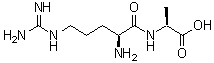 structure of CAS# 40968-45-4, L-Arginyl-L-alanine