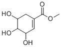结构式 CAS# 40983-58-2, 甲基(-)-莽草酸