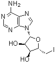 5'-碘-5'-脱氧腺苷分子结构 (CAS 4099-81-4)