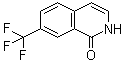 structure of CAS# 410086-28-1, 7-Trifluoromethyl-2H-isoquinolin-1-one;7-Trifluoromethyl-1-isoquinolone